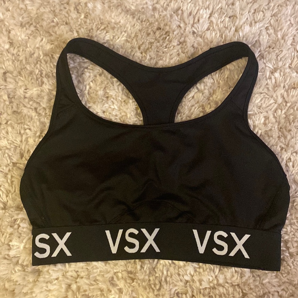 Victoria’s Secret VSX black sports bra